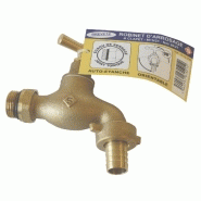 Robinet d'arrêt orientable auto-étanche à clapet - mâle/mâle 15x21 mm et 20x27 mm - débit réglable_1