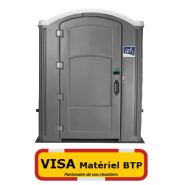 Toilette autonome PMR - pour personnes à mobilité réduite - 107 kg - 1,58 m x 1,58 m x 2,21 m_1