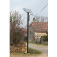 Lampadaire solaire urbain à LED en acier galvanisé thermolaqué de 3.5 m - 30 W / 3600 Lm - ARL-GL003