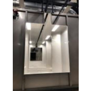 Cabine de poudrage sur mesure à ventilation verticale pour les pièces de moyennes ou grandes dimension_1