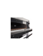 Four à pizzas électrique - Inox, Pierre réfractaire, 2 chambres, 2x6 pizzas - PIZZA GROUP MAX12F_1