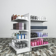 Tête de Gondole simple face M25  H143xL100cm base+3 tablettes_1
