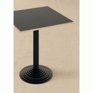 Table New York - Restootab, élégante et urbaine avec piétement en fonte, plateaux personnalisables_1