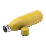Gourde de sport - acier inoxydable - 790 ml - couleur jaune - livrée en boîte cadeau_1