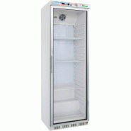 Armoire réfrigérée vitrée positive en laqué blanc intérieur en ABS 400L Forcar_1