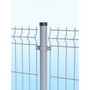 Clôture grillagée Classic Gris - Ferro Bulloni - panneaux électrosoudés 2 m - fil galvanisé et plastifié_1