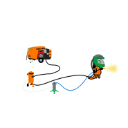 Compresseur de chantier M13TAI 1300l/mn traitement d'air intégré_1
