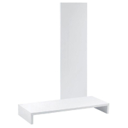 Podium vitrine - Fond blanc - L.115 x P.45 x H.50cm - Supporte jusqu'à 30kg_1