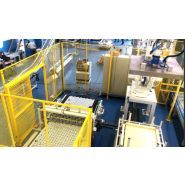 Rap EC Sagittarius - Palettiseur à palette fixe pour boîtes vides - Clevertech France_1