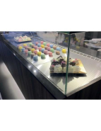 Vitrine chocolat non canalisable - Froid ventilé, avec réserves, vitrage collé ou vissé - PERLA C 200 AR_1