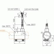 Collier chauffant avec thermocapteur - 230V, 100 à 300W - Références H1134/d1xl1xp_1