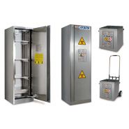 Efomy11 - Armoire anti-feu pour produits inflammables et radioactifs - Exacta Safety Storage Cabinets - Fermeture automatique à 50°C_1