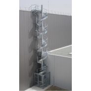 Escalier hélicoïdal yso-industrie - ysofer esca - diamètre 1400 à 3800 mm_1