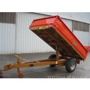 Gv 40 br benne agricole à ridelles démontables - devès - charge 4 t_1