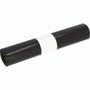 Sac poubelle - 100L - Éco - Noir - Lot de 200 sacs - PEBD ultra résistant avec lien de fermeture_1