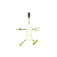 Station Combo 5-2, agrès extérieurs avec modules personnalisables et accessibles PMR - Gamme stations COMBO_1