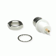 TELEGÄRTNER Prise BNC encastrée 50 Ohms, avec bride isolante blanche_1