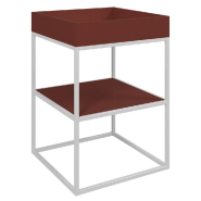Bac soldeur 60x60x75cm - tube carré 20x20mm (monté) - blanc_1