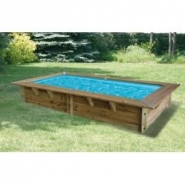 Piscine Sunwater 200x350 - H71 cm - Microfiltre - Bois FSC certifié CTB-P+ - Ubbink_1