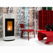 Poêle Étanche à granulés / Chic Natural Air EVO / THERMOROSSI - Blanc_1