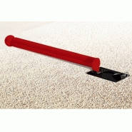 Potelet rabattable Solibloc boule - Ø76mm - robuste et sécurisé - Réf : 8206676_1