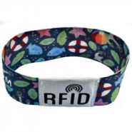 Bracelet RFID'pass textile élastique - référence : TXPR - grand confort, personnalisable, compatible tous systèmes_1