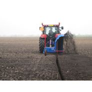Draineuse pour éviter la formation de flaques dans les champs