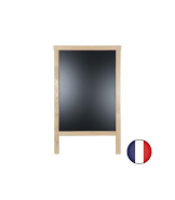 Chevalet stop trottoir - cadre bois - dimensions 90 x 55 cm - Référence : LSTF49PIN_1