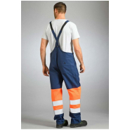 Cotte haute visibilité Visio 10 - Réf. 42001 - Norme EN ISO 20471 Classe 2 - Multipoches et bandes rétroréfléchissantes_1