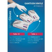 Gant vinyle non poudré kossem usage alimentaire_1