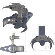 Grappin coupeur forestier TC30 ACC - Intermercato France - ouverture 1096 mm - diamètre de coupe 300 mm - pour pelles de 12 à 15 tonnes_1