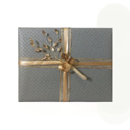 Ruban transparent or scintillant laitonné 25mmx20m_1