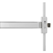 Serrure anti-panique S-PUSH 2/3 points haut et bas - réversible - laqué blanc - norme CE NF EN1125 - Thirard_1