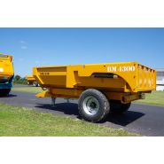 Benne simple essieu BM 4300 adaptée aux paysagistes et collectivités