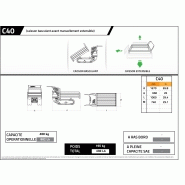 Dumper motorisé à chenilles 0.19t - Cormidi C35 - capacité de 350 kg_1