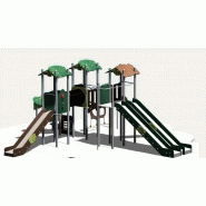 Structure de jeux combinées inox 3 tours - Gamme Ama'Zone - AMA31511I - Créa Équipements_1