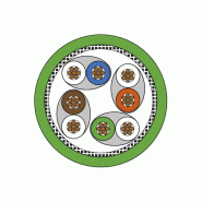 METZ CONNECT Câble Ethernet industriel M12, codage X, 10 m_1