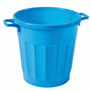Poubelle ronde tri sélectif 50L Gilac - Bleu_1