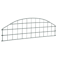 Vidaxl ensemble de clôture de jardin arquée 77,3x26 cm vert 146101_1