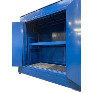 Conteneur de stockage en acier REI 120 - pour produits dangereux - dimensions de 2 à 12m - options coupe-feu et ventilation_1