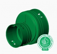 Réduit extérieur avec clips - PEHD - 150 mm à 100 mm et autres dimensions - Conforme normes BNQ, CSA, AASHTO_1