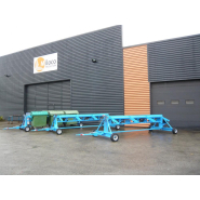 Remorque industrielle avec porte conteneurs à déchets - Capacité 3 / 6 ou 8 conteneurs_1