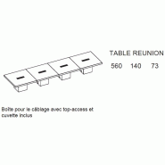 Table de réunion T45 - Officity - Wenge, 560_1