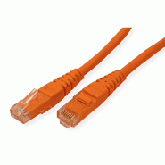 Cordon ROLINE Cat.6 (Classe E) UTP, orange, 0,3 m_1