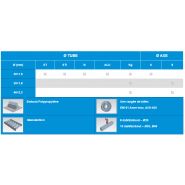 Série EM-51-CS - Rouleaux pour vrac - Eurotransis ETS - embouts thermoplastiques - axe 6 à 8 mm_1