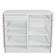 Comptoir Tasseau G finition bambou et blanc L120xP58xH100cm_1
