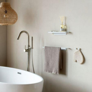 Crochets à serviettes MindSet - Lot de 2 - Mineral Fresh White - Aluminium - Supporte jusqu'à 2kg_1