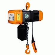 Palan électrique à chaîne stationnaire TOR HHBDII 02-02 - 2T x 18M / 380V avec crochet et protection d'urgence_1