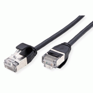 ROLINE Cordon DataCenter U/FTP Cat.6A (Classe EA), LSOH, slim, noir, 0,5 m_1