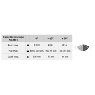 Scie à ruban mobile coupes 0° à 60° SQ-M13 - 3184240_1